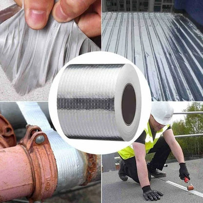 Banda adeziva izolatoare aluminiu 100mm x 50m / 48mm x 25m