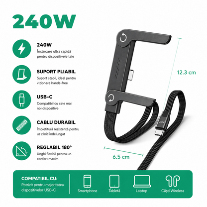 Cablu USB-C Încărcare Rapidă 240W