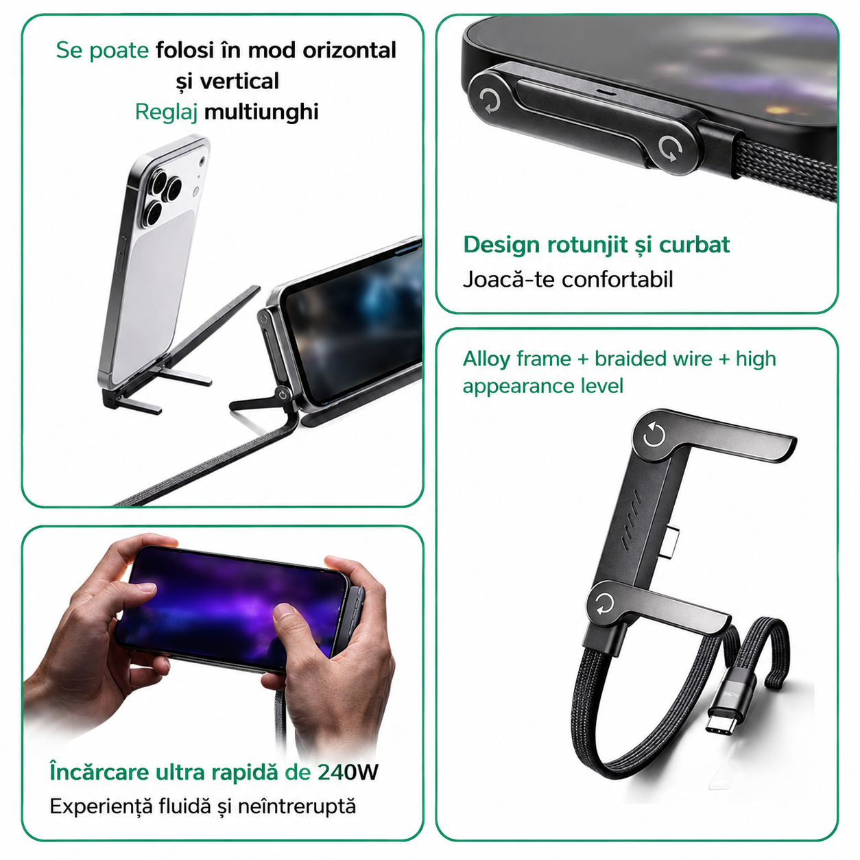 Cablu USB-C Încărcare Rapidă 240W